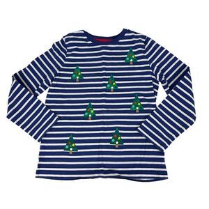 Boden Festive Breton T-Shirt size 9-10 years Holiday